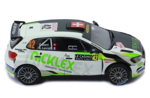 VOLKSWAGEN Polo GTI R5 #42 O.Burri -A.Levratti Rallye Monte-Carlo 2020