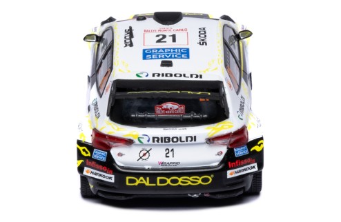 ŠKODA FABIA RS Rally2 #21 N.Gryazin - K.Aleksandrov Rallye Monte-Carlo 2025