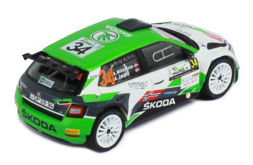 ŠKODA Fabia R5 Evo #34 A. Mikkelsen-A. J. Synnevaag ACI Rally Monza 2020