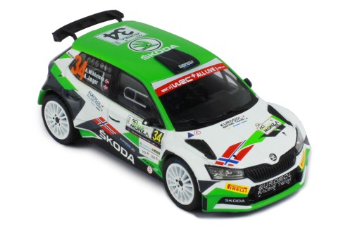 ŠKODA Fabia R5 Evo #34 A. Mikkelsen-A. J. Synnevaag ACI Rally Monza 2020