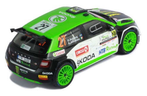ŠKODA Fabia R5 Evo #27 O. Solberg-A. Johnston ACI Rally Monza 2020