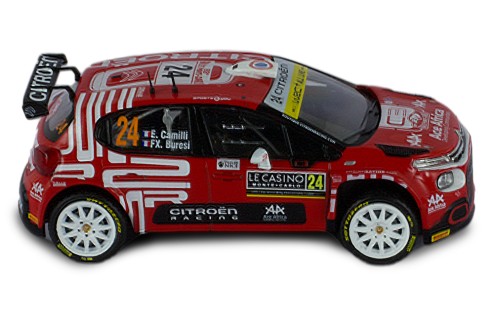 CITROËN C3 Rally2 #24  E.Camilli-F-X.Bures Rallye Monte-Carlo 2021