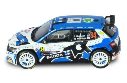 SKODA FABIA Rally2 EVO #34 E.Lindholm - M.Korhonen Rally Croatia 2021