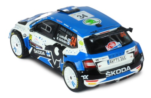 SKODA FABIA Rally2 EVO #34 E.Lindholm - M.Korhonen Rally Croatia 2021