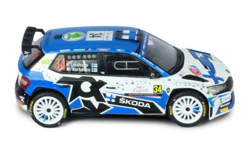 SKODA FABIA Rally2 EVO #34 E.Lindholm - M.Korhonen Rally Croatia 2021