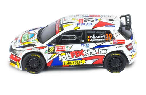 ŠKODA Fabia Rally2 #39 P.J.M. Cracco-J. Vermeulen Rally Ypres 2021