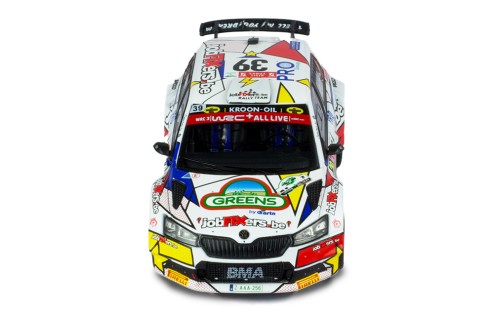 ŠKODA Fabia Rally2 #39 P.J.M. Cracco-J. Vermeulen Rally Ypres 2021