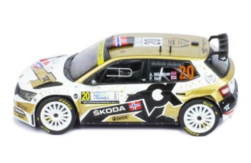ŠKODA FABIA Rally2 EVO #20 A.Mikkelsen - P.Hall  Winner WRC2 Rally Monza 2021
