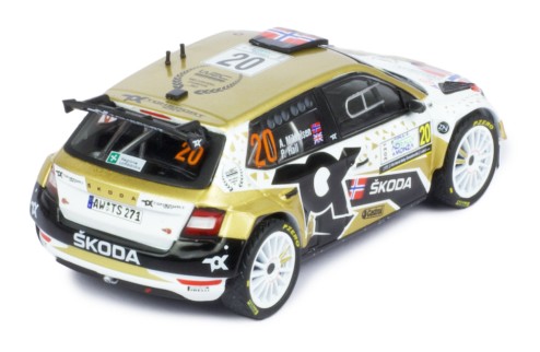 ŠKODA FABIA Rally2 EVO #20 A.Mikkelsen - P.Hall  Winner WRC2 Rally Monza 2021