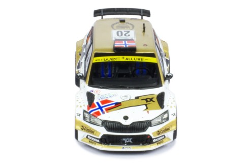 ŠKODA FABIA Rally2 EVO #20 A.Mikkelsen - P.Hall  Winner WRC2 Rally Monza 2021