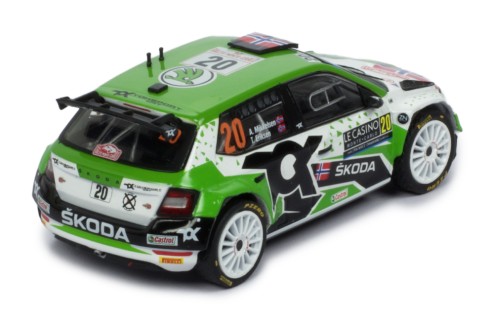 ŠKODA FABIA Rally2 EVO #20 A.Mikkelsen - E.Torstein Winner WRC2 Rallye Monte-Carlo 2022