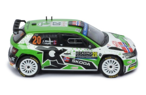ŠKODA FABIA Rally2 EVO #20 A.Mikkelsen - E.Torstein Winner WRC2 Rallye Monte-Carlo 2022