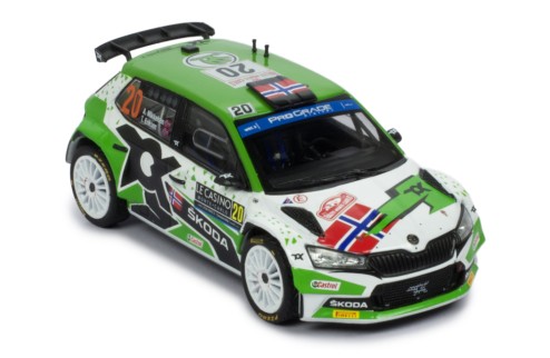 ŠKODA FABIA Rally2 EVO #20 A.Mikkelsen - E.Torstein Winner WRC2 Rallye Monte-Carlo 2022