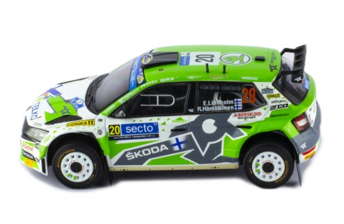 SKODA FABIA Rally2 EVO #20 E.Lindholm - R.Hämäläinen Rally Finland 2022