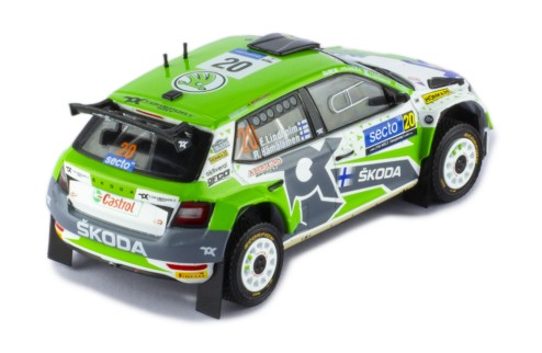 SKODA FABIA Rally2 EVO #20 E.Lindholm - R.Hämäläinen Rally Finland 2022