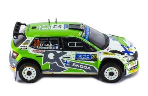SKODA FABIA Rally2 EVO #20 E.Lindholm - R.Hämäläinen Rally Finland 2022