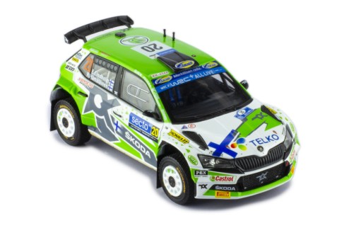 SKODA FABIA Rally2 EVO #20 E.Lindholm - R.Hämäläinen Rally Finland 2022