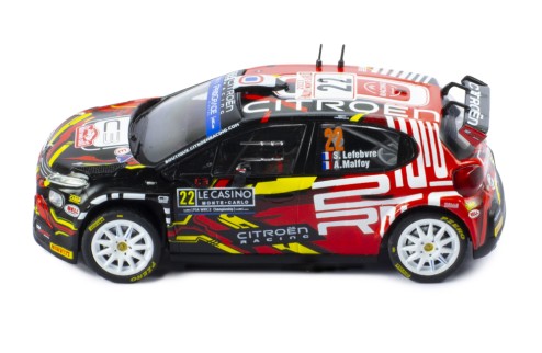 CITROËN C3 Rally2 #22 S.Lefebvre - A.Malfoy Rallye Monte-Carlo 2023