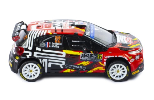 CITROËN C3 Rally2 #22 S.Lefebvre - A.Malfoy Rallye Monte-Carlo 2023