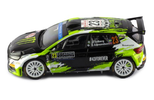 ŠKODA FABIA Rally2 (2023) #23 O.Solberg - E.Edmondson Rallye Monte-Carlo 2023