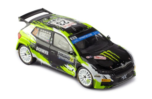 ŠKODA FABIA Rally2 (2023) #23 O.Solberg - E.Edmondson Rallye Monte-Carlo 2023
