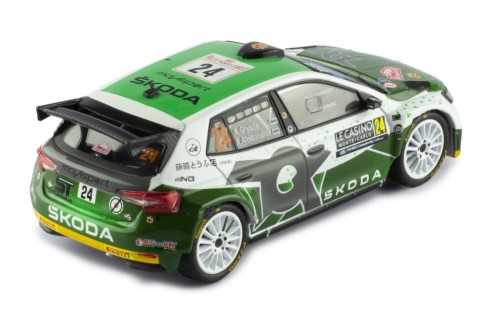 ŠKODA FABIA Rally2 (2023) #24 N.Gryazin - K.Aleksandrov Rallye Monte-Carlo 2023