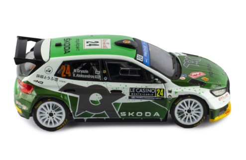 ŠKODA FABIA Rally2 (2023) #24 N.Gryazin - K.Aleksandrov Rallye Monte-Carlo 2023