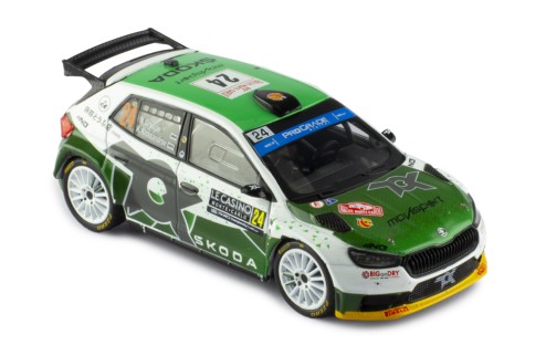 ŠKODA FABIA Rally2 (2023) #24 N.Gryazin - K.Aleksandrov Rallye Monte-Carlo 2023