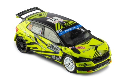 ŠKODA FABIA Rally2 (2023) #37 F.Delecour - S. De Castelli Rallye Monte-Carlo 2023