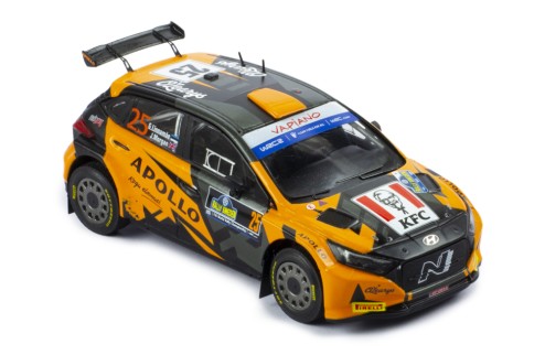 HYUNDAI i20 N Rally2 #25 G.Linnamae -J.Morgan Rally Sweden 2023