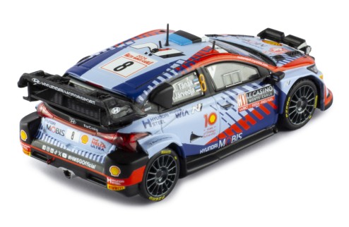 HYUNDAI i20 N Rally1 #8 O.Tanak - M.Jarveoj Rallye Monte-Carlo 2024 (with night lights)