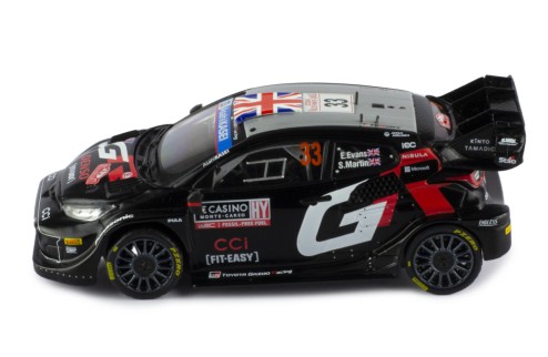 TOYOTA GR YARIS Rally1 #33 E.Evans - S.Martin Rallye Monte-Carlo 2024