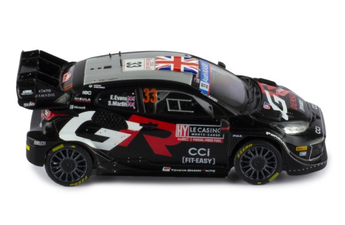 TOYOTA GR YARIS Rally1 #33 E.Evans - S.Martin Rallye Monte-Carlo 2024