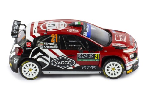 CITROËN C3 Rally2 #21 N.Gryazin - K.Aleksandrov Rallye Monte-Carlo 2024