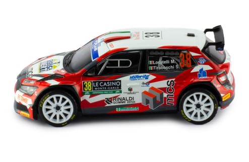 ŠKODA FABIA Rally2 #38 M.Locatelli - S.Tiraboschi Rallye Monte-Carlo 2024