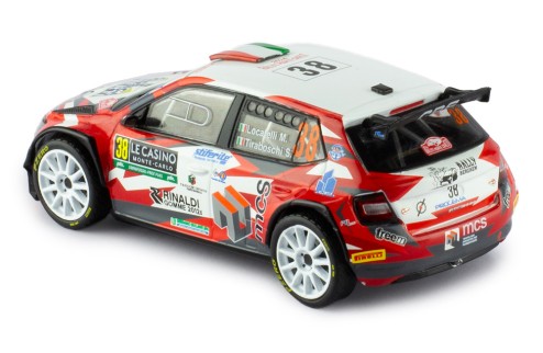 ŠKODA FABIA Rally2 #38 M.Locatelli - S.Tiraboschi Rallye Monte-Carlo 2024