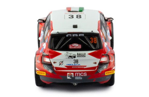 ŠKODA FABIA Rally2 #38 M.Locatelli - S.Tiraboschi Rallye Monte-Carlo 2024