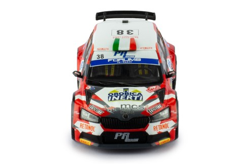 ŠKODA FABIA Rally2 #38 M.Locatelli - S.Tiraboschi Rallye Monte-Carlo 2024