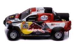 TOYOTA GR DKR Hilux T1+ #201 N. Al-Attiyah - M. Baumel Winner Rally Dakar 2022