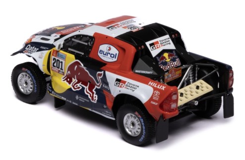 TOYOTA GR DKR Hilux T1+ #201 N. Al-Attiyah - M. Baumel Winner Rally Dakar 2022