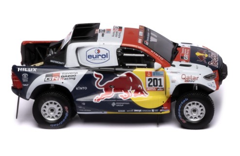 TOYOTA GR DKR Hilux T1+ #201 N. Al-Attiyah - M. Baumel Winner Rally Dakar 2022