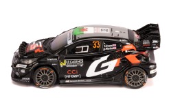 TOYOTA GR YARIS Rally1 #33 E.Evans - S.Martin Rallye Monte-Carlo 2025 (with night lights)