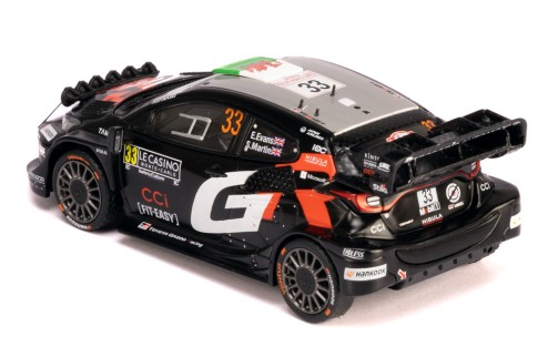 TOYOTA GR YARIS Rally1 #33 E.Evans - S.Martin Rallye Monte-Carlo 2025 (with night lights)