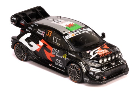 TOYOTA GR YARIS Rally1 #33 E.Evans - S.Martin Rallye Monte-Carlo 2025 (with night lights)