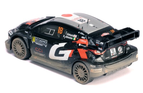 TOYOTA GR YARIS Rally1 #18 T.Katsuka - A.Johnston Rallye Monte-Carlo 2025 (with dirty effect)