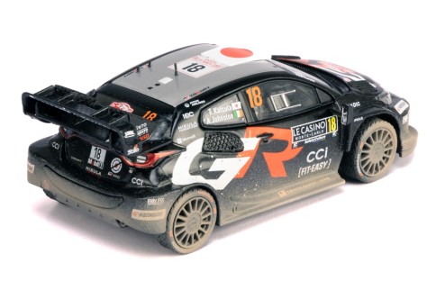 TOYOTA GR YARIS Rally1 #18 T.Katsuka - A.Johnston Rallye Monte-Carlo 2025 (with dirty effect)