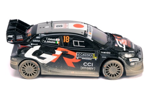 TOYOTA GR YARIS Rally1 #18 T.Katsuka - A.Johnston Rallye Monte-Carlo 2025 (with dirty effect)