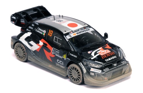TOYOTA GR YARIS Rally1 #18 T.Katsuka - A.Johnston Rallye Monte-Carlo 2025 (with dirty effect)