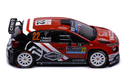 CITROËN C3 Rally2 #22 Y.Rossel - A.Dunand Winner Rallye WRC2 Monte-Carlo 2025