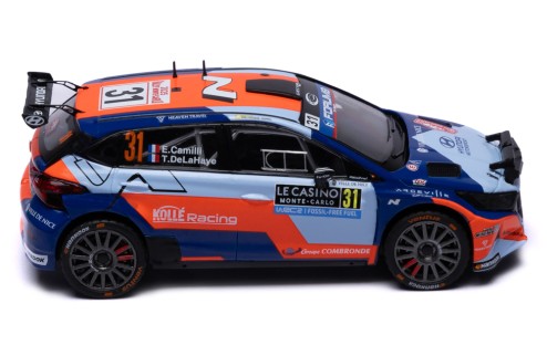 HYUNDAI i20 N Rally2 #31 E.Camilli - T. De la Haye Rallye Monte-Carlo 2025 (with night lights)